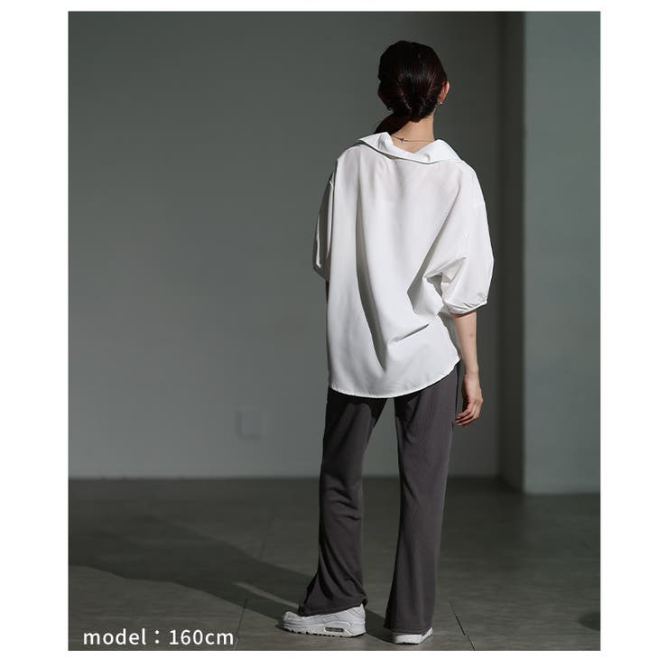 目を惹く存在感を生む裾タック変形シルエットブラウス レディース ファッション | Sawa a la mode | 詳細画像13 