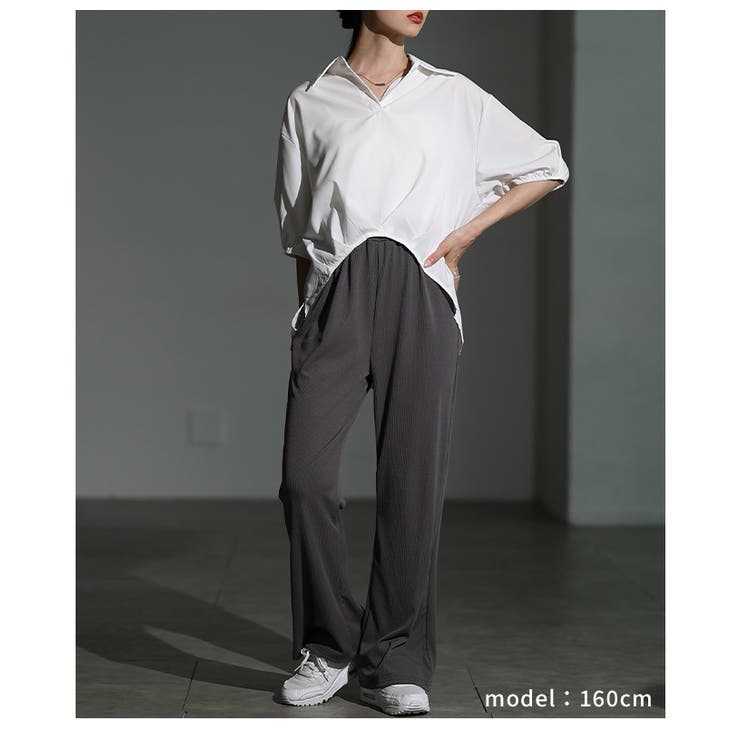 目を惹く存在感を生む裾タック変形シルエットブラウス レディース ファッション | Sawa a la mode | 詳細画像22 
