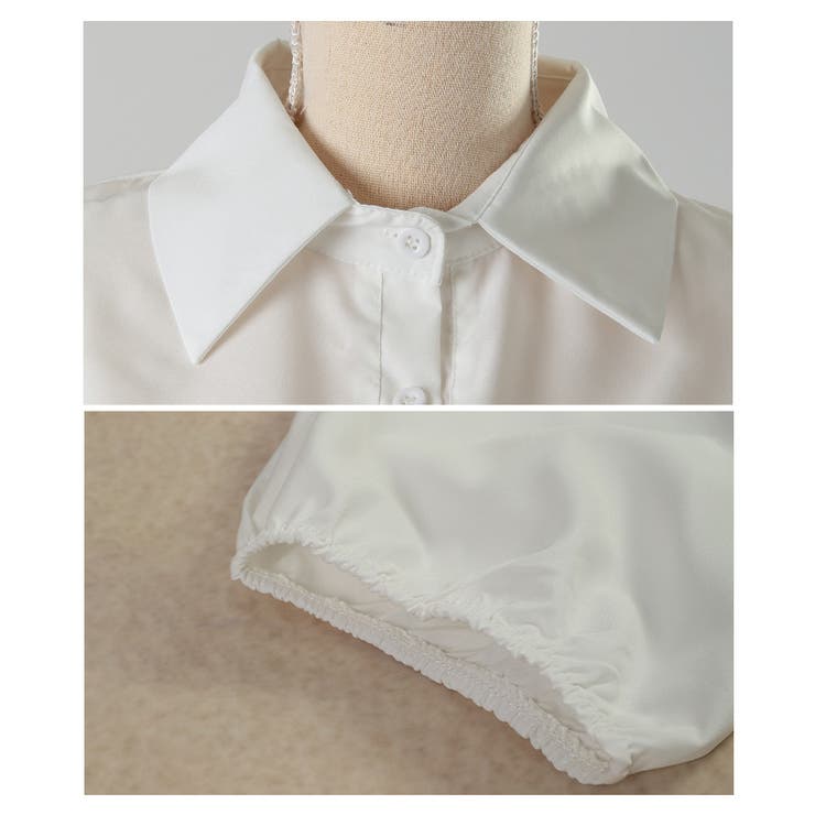 目を惹く存在感を生む裾タック変形シルエットブラウス レディース ファッション | Sawa a la mode | 詳細画像23 