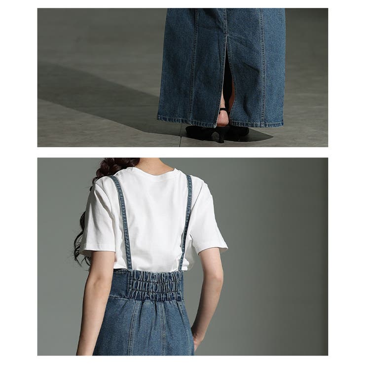 大人カジュアルの新定番アシンメトリーデニムジャンパースカート レディース | Sawa a la mode | 詳細画像5 