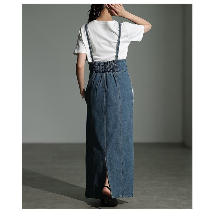 大人カジュアルの新定番アシンメトリーデニムジャンパースカート レディース | Sawa a la mode | 詳細画像8 