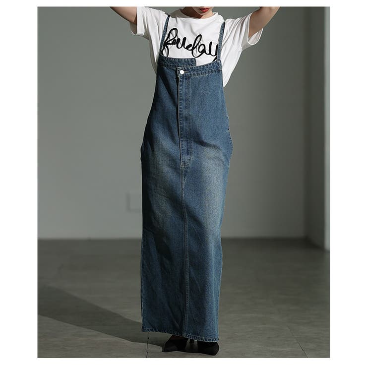 大人カジュアルの新定番アシンメトリーデニムジャンパースカート レディース | Sawa a la mode | 詳細画像9 