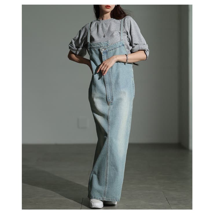 大人カジュアルの新定番アシンメトリーデニムジャンパースカート レディース | Sawa a la mode | 詳細画像14 