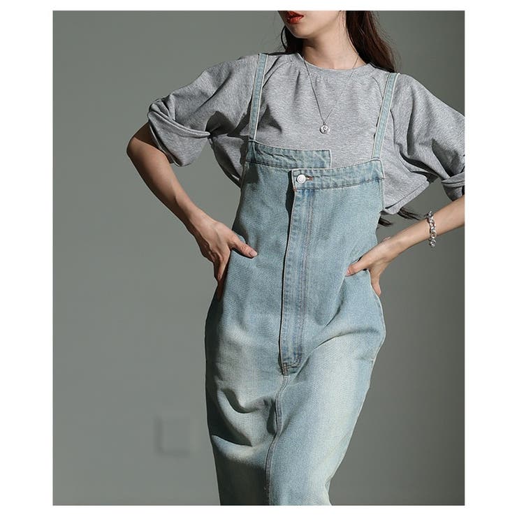 大人カジュアルの新定番アシンメトリーデニムジャンパースカート レディース | Sawa a la mode | 詳細画像16 