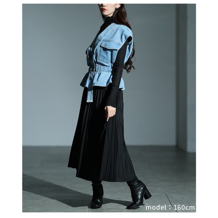 歩くたびに揺れるミディアムプリーツスカート レディース ファッション | Sawa a la mode | 詳細画像13 