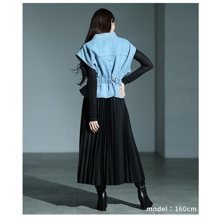 歩くたびに揺れるミディアムプリーツスカート レディース ファッション | Sawa a la mode | 詳細画像22 