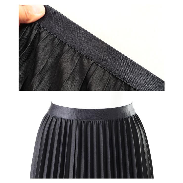 歩くたびに揺れるミディアムプリーツスカート レディース ファッション | Sawa a la mode | 詳細画像23 
