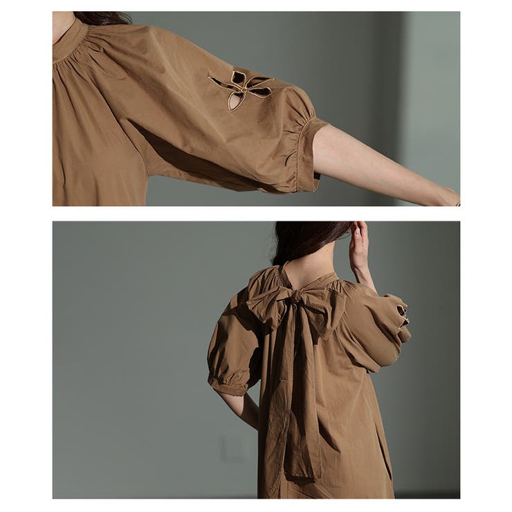 どこから見ても美しい花柄レースバックリボンワンピース レディース ファッション | Sawa a la mode | 詳細画像5