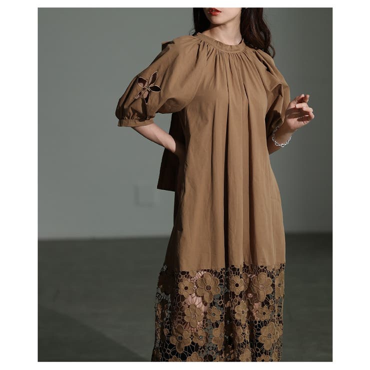 どこから見ても美しい花柄レースバックリボンワンピース レディース ファッション | Sawa a la mode | 詳細画像7