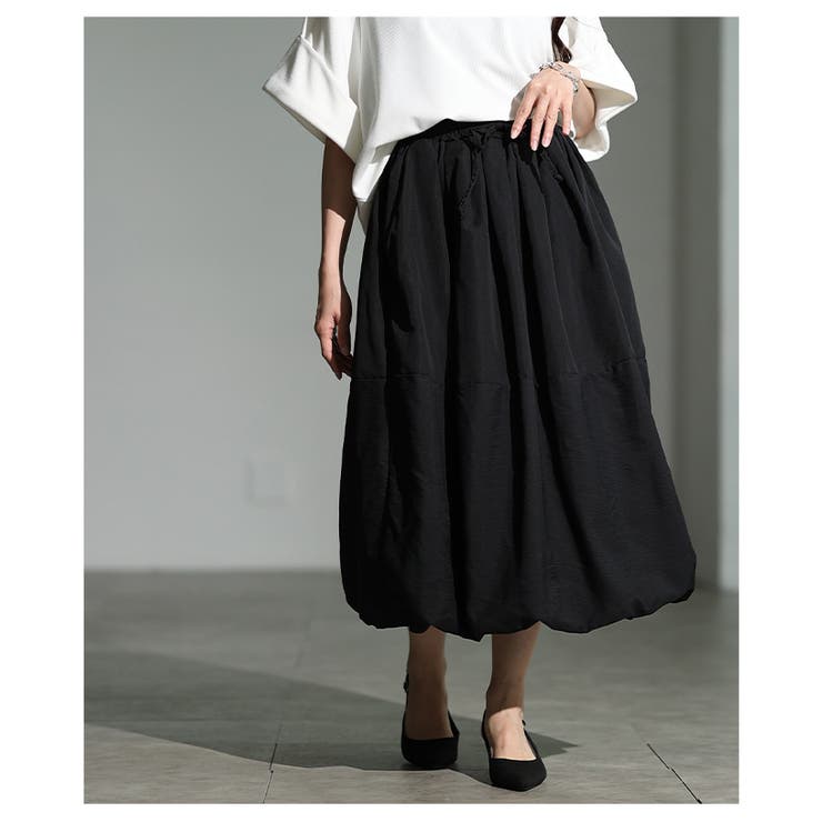 大人の余裕を纏うバルーンシルエットスカート レディース ファッション | Sawa a la mode | 詳細画像4 