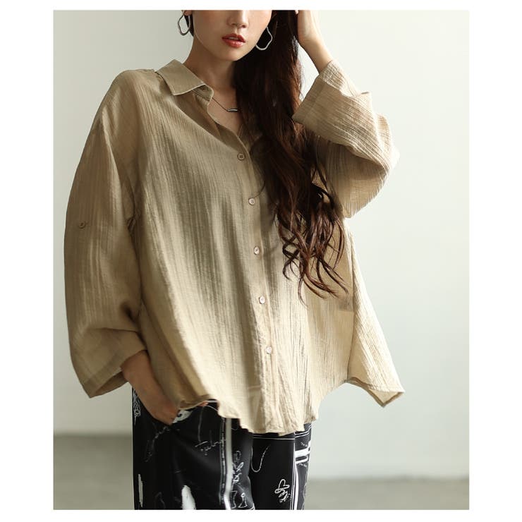 後ろ姿で差をつけるバックシャンシャツトップス レディース ファッション | Sawa a la mode | 詳細画像12 