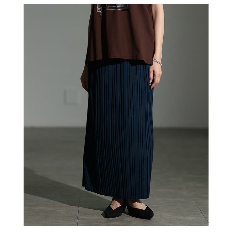 自分好みの丈感で着こなせるプリーツリブタイトスカート レディース ファッション | Sawa a la mode | 詳細画像16 