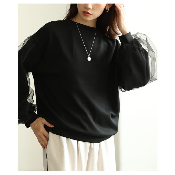 ふわり柔らかに華やぐシアードッキングプルオーバー レディース ファッション | Sawa a la mode | 詳細画像4 