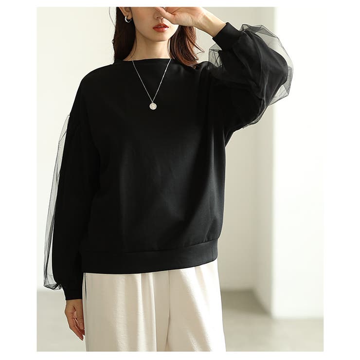 ふわり柔らかに華やぐシアードッキングプルオーバー レディース ファッション | Sawa a la mode | 詳細画像9 