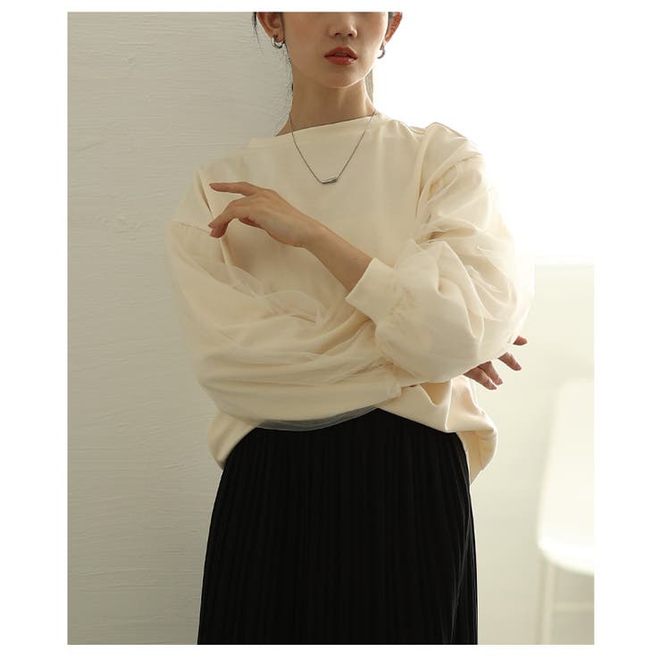 ふわり柔らかに華やぐシアードッキングプルオーバー レディース ファッション | Sawa a la mode | 詳細画像14 