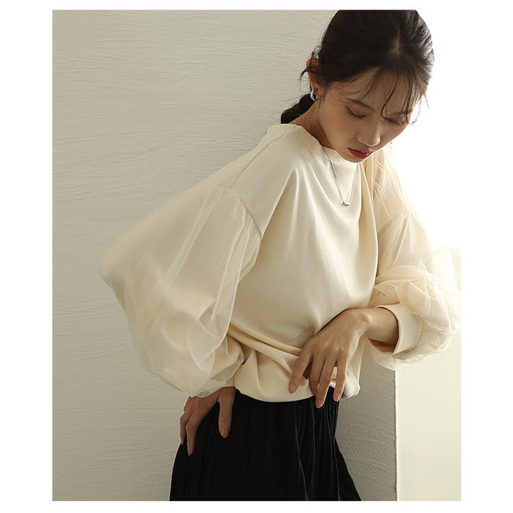 ふわり柔らかに華やぐシアードッキングプルオーバー レディース ファッション | Sawa a la mode | 詳細画像15 