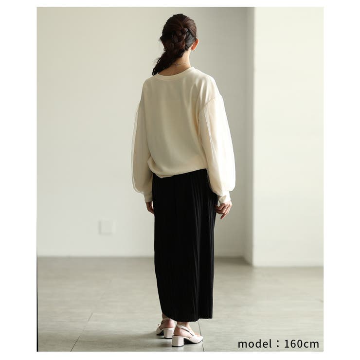ふわり柔らかに華やぐシアードッキングプルオーバー レディース ファッション | Sawa a la mode | 詳細画像18 