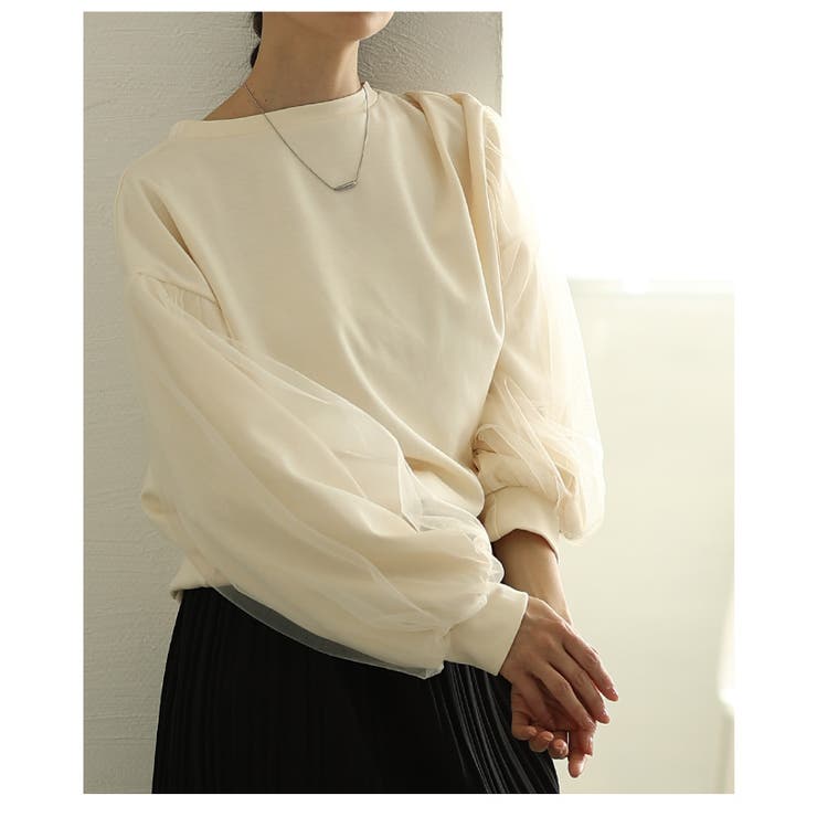 ふわり柔らかに華やぐシアードッキングプルオーバー レディース ファッション | Sawa a la mode | 詳細画像20 