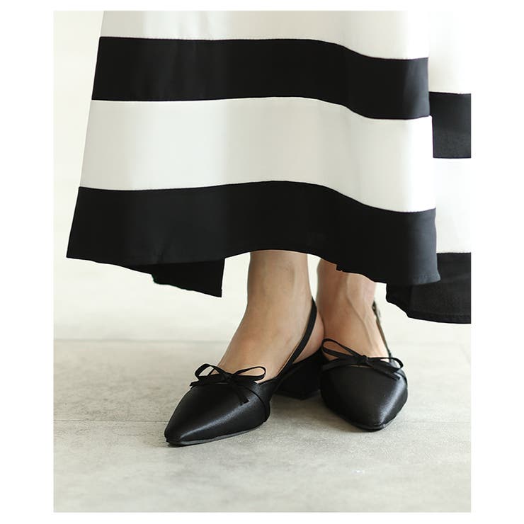 レディライクなリボンモチーフミュール レディース ファッション | Sawa a la mode | 詳細画像13 