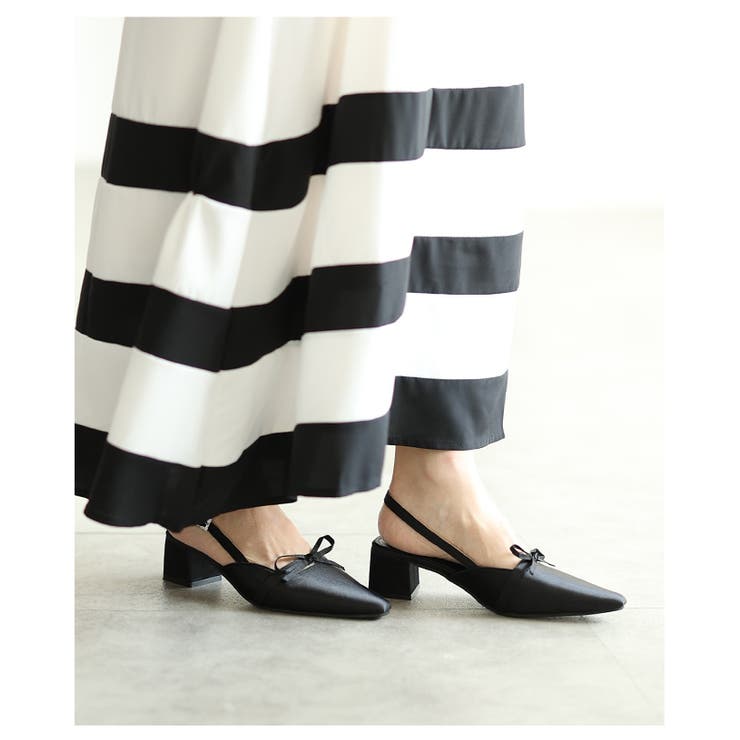 レディライクなリボンモチーフミュール レディース ファッション | Sawa a la mode | 詳細画像15 