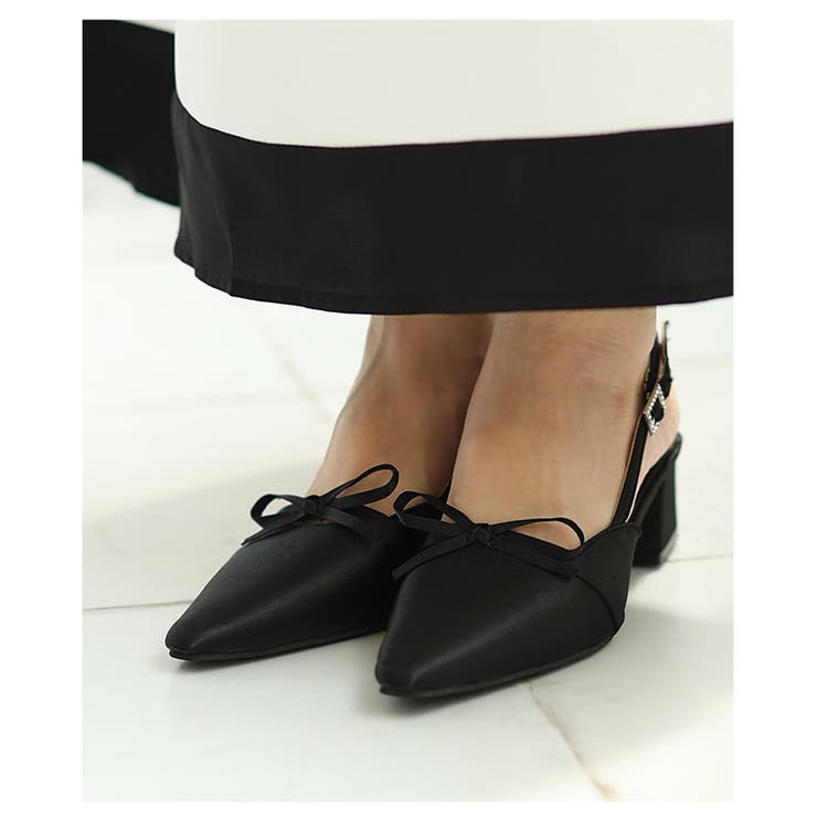 レディライクなリボンモチーフミュール レディース ファッション | Sawa a la mode | 詳細画像16 