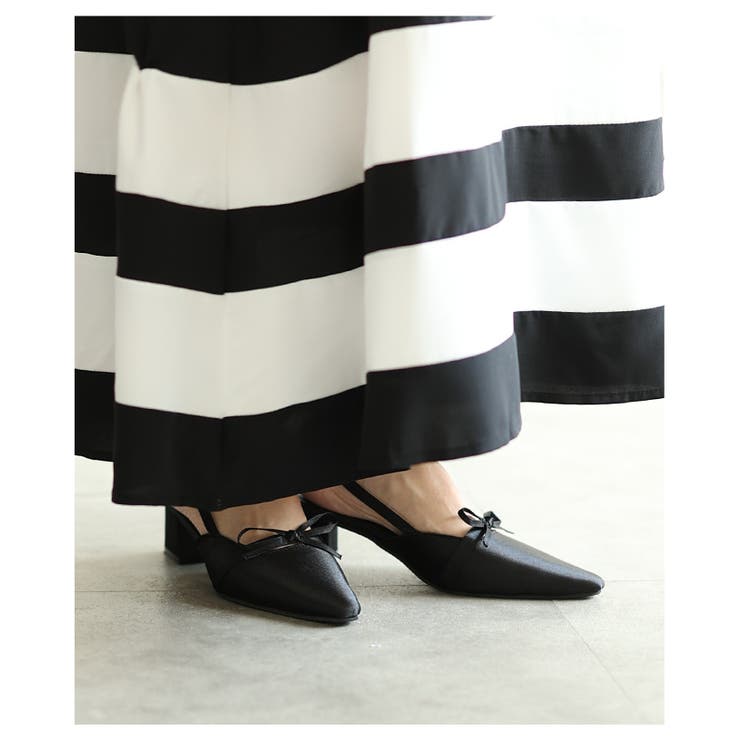 レディライクなリボンモチーフミュール レディース ファッション | Sawa a la mode | 詳細画像17 