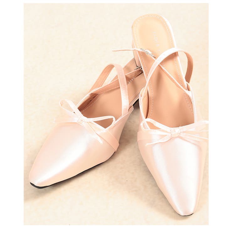 レディライクなリボンモチーフミュール レディース ファッション | Sawa a la mode | 詳細画像22 