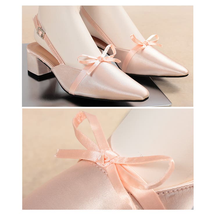 レディライクなリボンモチーフミュール レディース ファッション | Sawa a la mode | 詳細画像23 