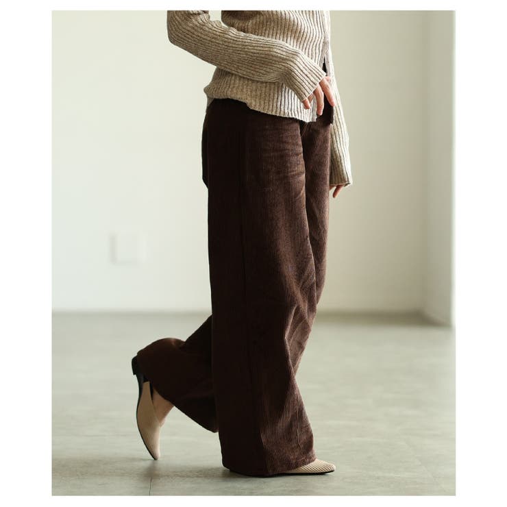 シーズンムード高まるコーデュロイカーブパンツ レディース ファッション | Sawa a la mode | 詳細画像4 