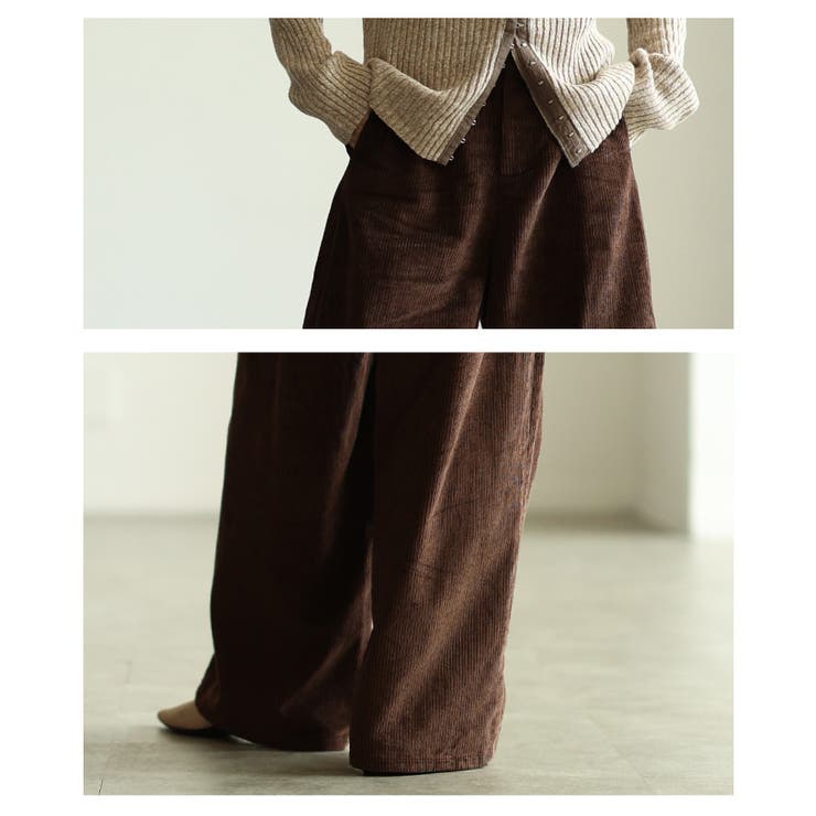 シーズンムード高まるコーデュロイカーブパンツ レディース ファッション | Sawa a la mode | 詳細画像5 