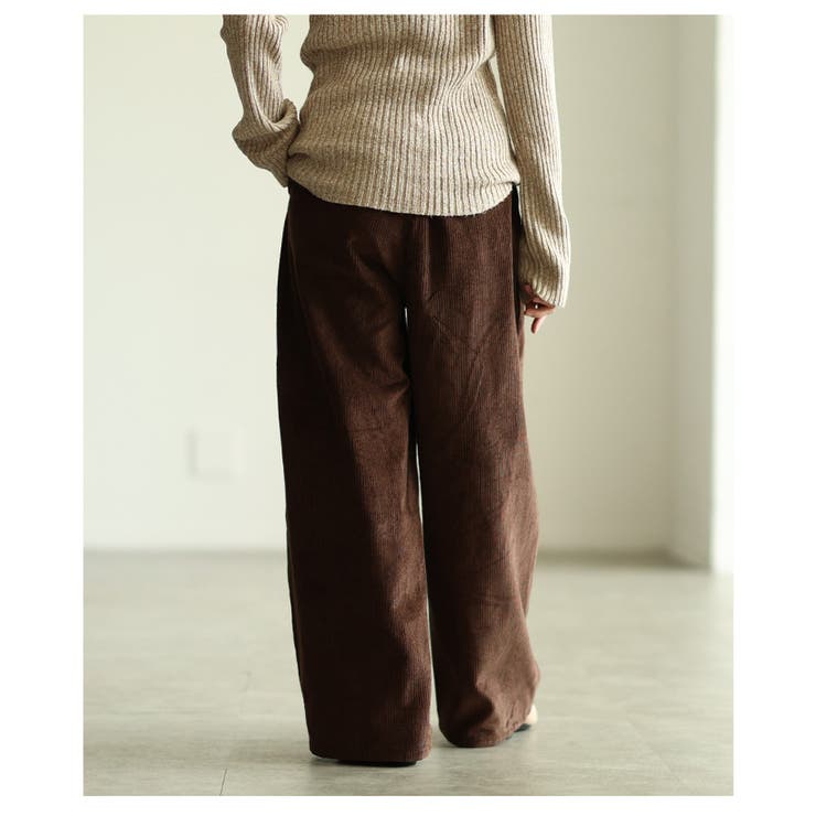 シーズンムード高まるコーデュロイカーブパンツ レディース ファッション | Sawa a la mode | 詳細画像8 