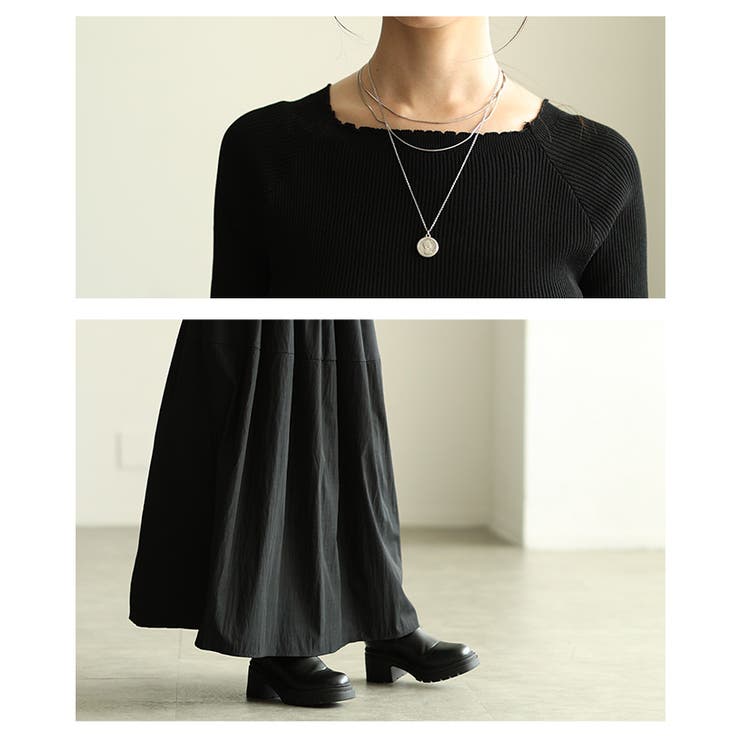 着るだけでシルエット美人なドッキングフレアワンピース レディース ファッション | Sawa a la mode | 詳細画像5 