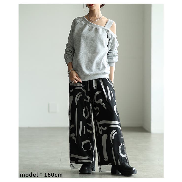 大人の抜け感を楽しむワンショルダープルオーバー レディース ファッション | Sawa a la mode | 詳細画像7 