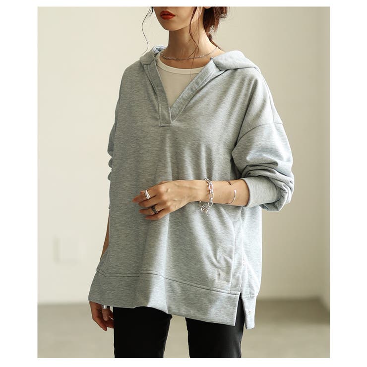 大人のこなれ感スウェット トップス パーカー | Sawa a la mode | 詳細画像8 