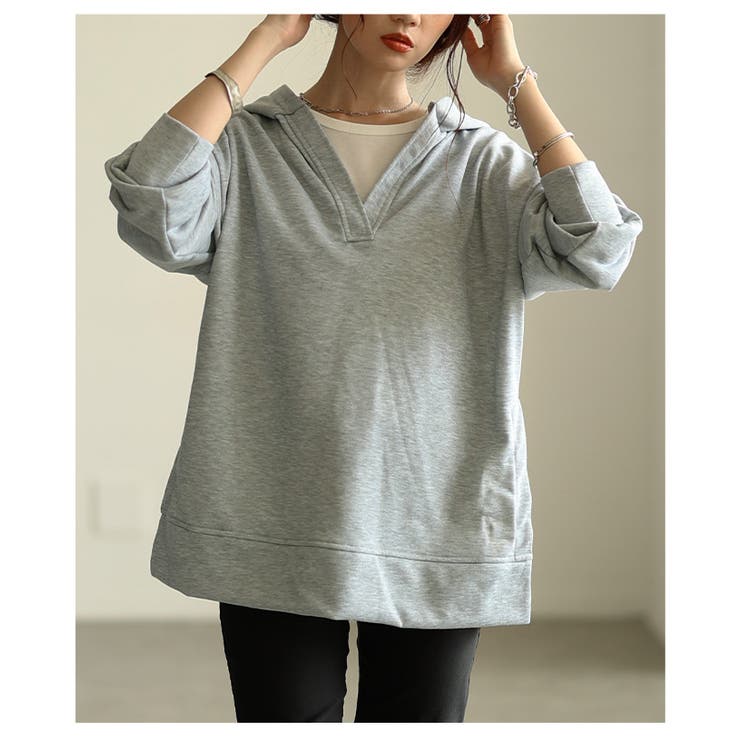 大人のこなれ感スウェット トップス パーカー | Sawa a la mode | 詳細画像11 