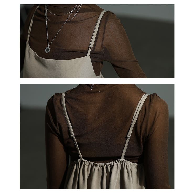 美人シルエットを描くエンパイヤキャミソールワンピース レディース ファッション | Sawa a la mode | 詳細画像5 