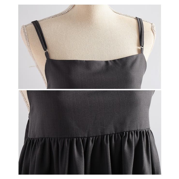 美人シルエットを描くエンパイヤキャミソールワンピース レディース ファッション | Sawa a la mode | 詳細画像23 