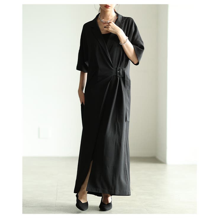 大人ハンサムマニッシュワンピース レディース ファッション | Sawa a la mode | 詳細画像9 