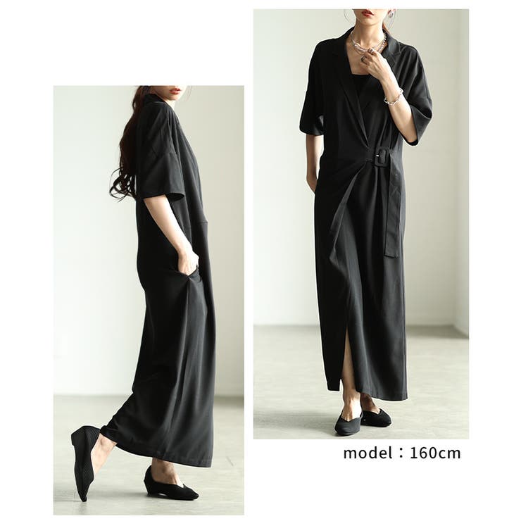 大人ハンサムマニッシュワンピース レディース ファッション | Sawa a la mode | 詳細画像10 