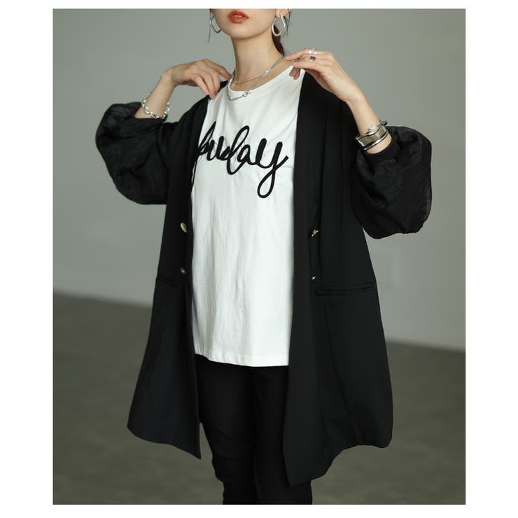 「究極の掛け算」異素材ミックスジャケット レディース ファッション | Sawa a la mode | 詳細画像19 