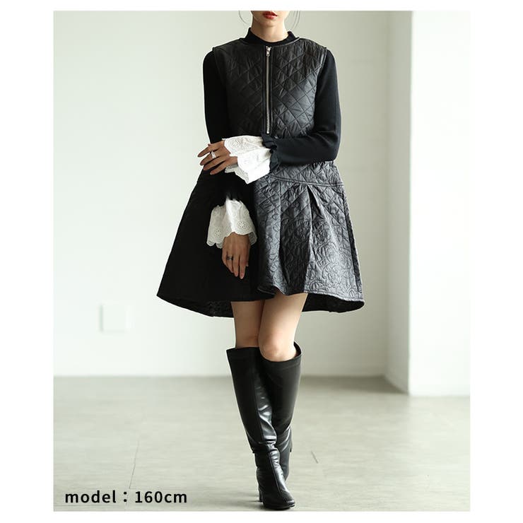 手元の華やぎに惚れるフレアレーススリーブリブニットトップス レディース | Sawa a la mode | 詳細画像4 