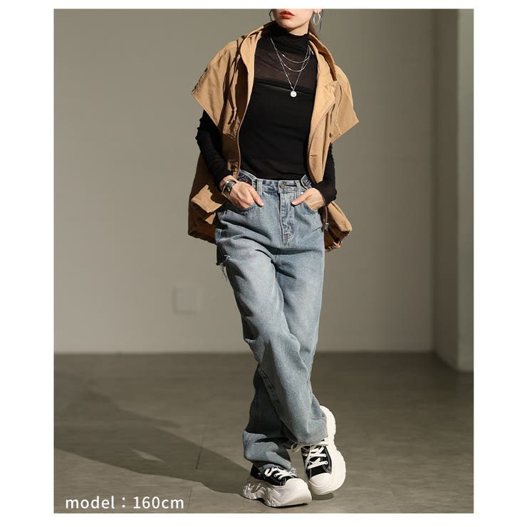 ラフに決まるナイロンフードジャケット レディース ファッション | Sawa a la mode | 詳細画像13 
