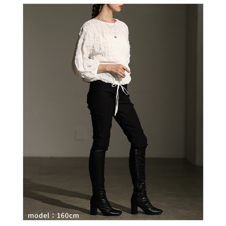 ふんわりシルエットシャーリングブラウス レディース ファッション | Sawa a la mode | 詳細画像13