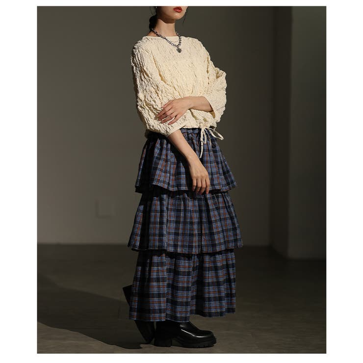 ふんわりシルエットシャーリングブラウス レディース ファッション | Sawa a la mode | 詳細画像16