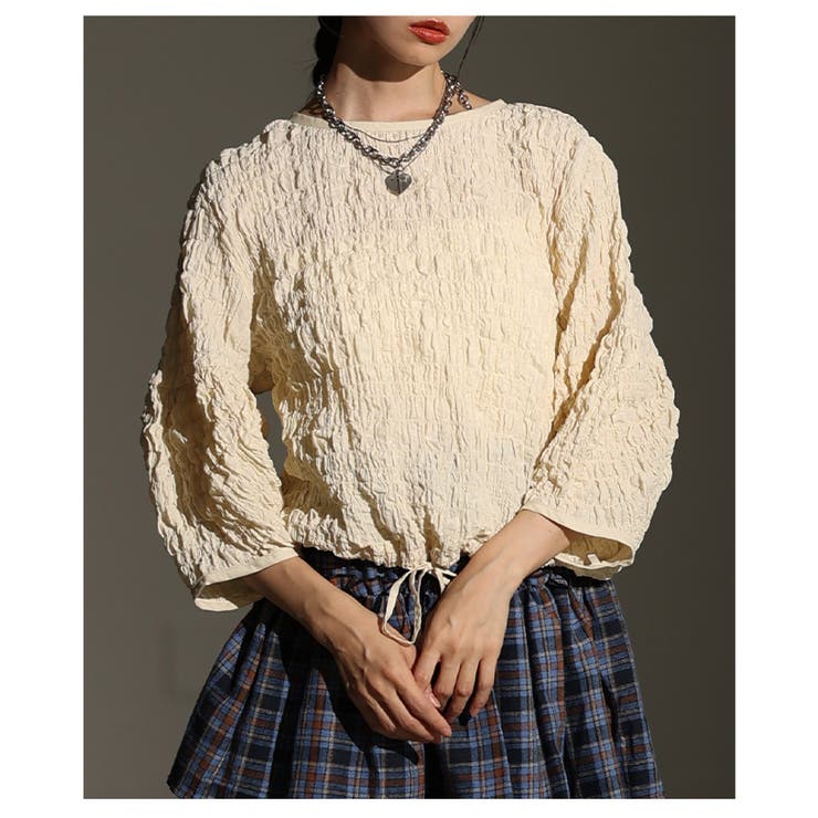 ふんわりシルエットシャーリングブラウス レディース ファッション | Sawa a la mode | 詳細画像18