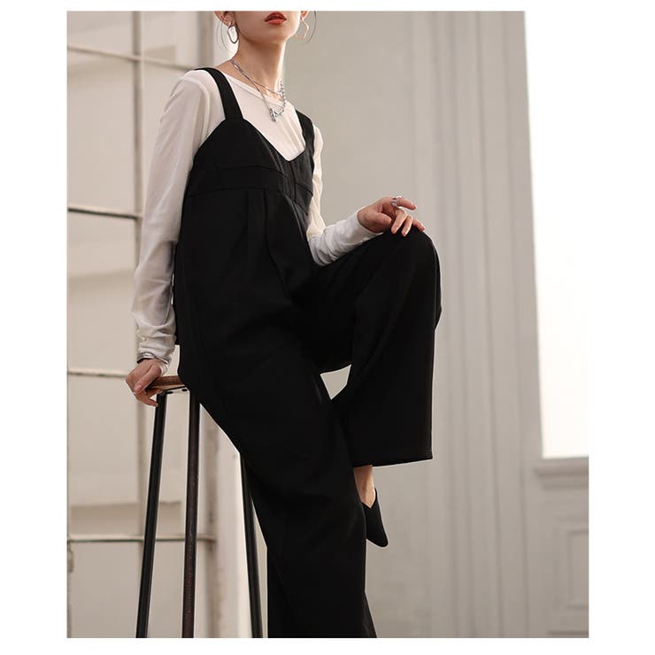 さらっと着こなせるビスチェ切替オールインワンパンツ レディース ファッション | Sawa a la mode | 詳細画像13 