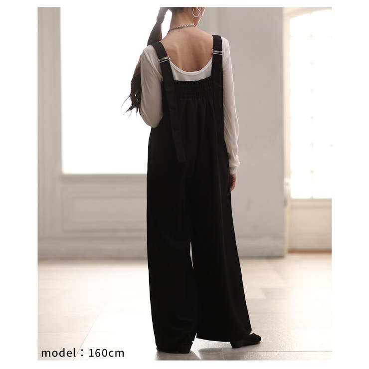 さらっと着こなせるビスチェ切替オールインワンパンツ レディース ファッション | Sawa a la mode | 詳細画像18 