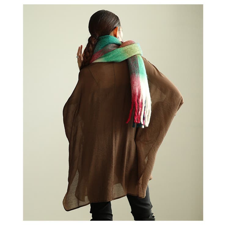 光と影で魅せるニュアンスカラードルマンシアーシャツ レディース ファッション | Sawa a la mode | 詳細画像18 