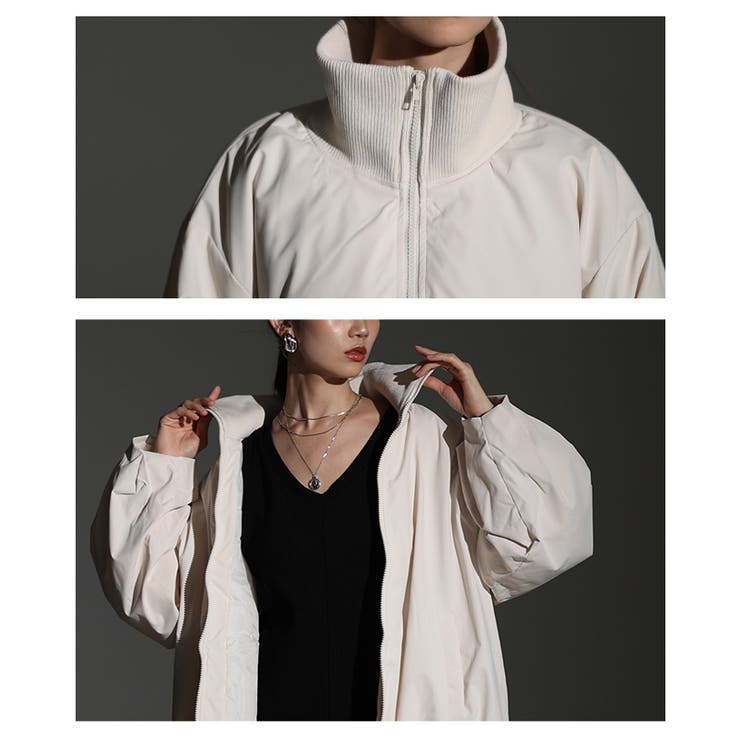 羽織るだけでこなれるビッグシルエット中綿アウター レディース ファッション | Sawa a la mode | 詳細画像5 