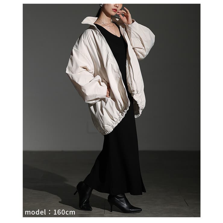 羽織るだけでこなれるビッグシルエット中綿アウター レディース ファッション | Sawa a la mode | 詳細画像13 